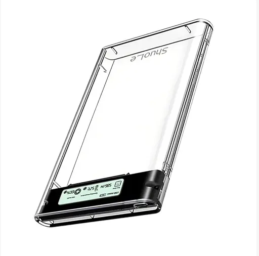 Внешний карман с дисплеем XON MemoryCase для 2.5" SATA HDD/SSD USB 3.1 Type-C (XHC2C13S21PT 2209) Прозрачный  - фото 3