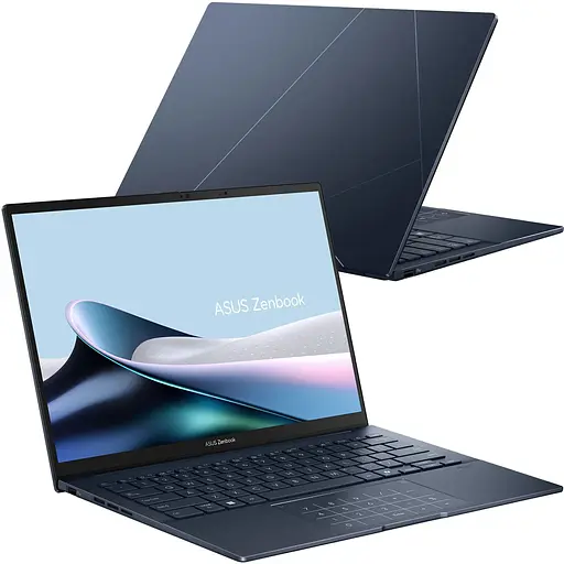 Ноутбук Asus Zenbook 14 UX3405CA-PZ051W, 14 inch 2880 x 1800, Intel 225H 14 C/14 T, 1.7 GHz – 4.9 GHz, 18 MB cache, 16 GB LPDDR5X, 512 GB