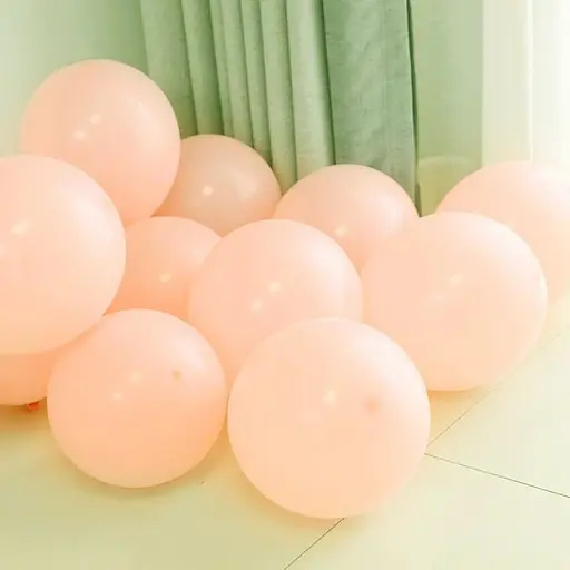 Шарик воздушный латексный 30 см (100) макарун оранжевый, IDEA7-DL-017 - фото 3