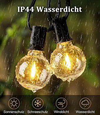 Струнный светодиодный светильник Vanranger 30 м С40 Садовая балконная терраса IP44 - фото 5