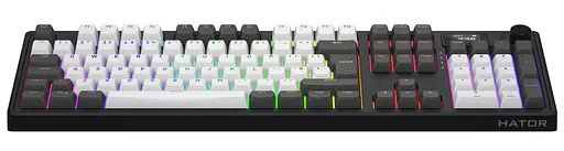 Клавиатура HATOR Skyfall 100 PRO Wireless Silent Switches Grey Black UK-ISO (HTK4100EU) - фото 2