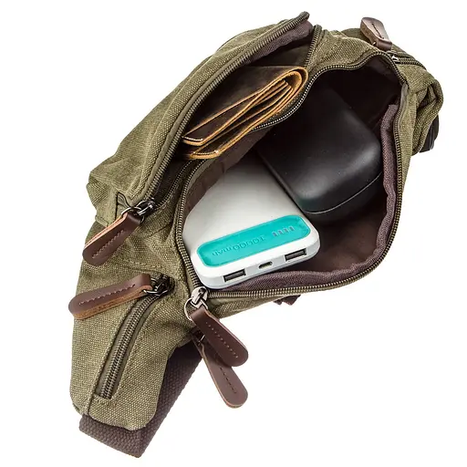 Сумка текстильна Vintage 22х10х3 см sum0012272 - фото 3