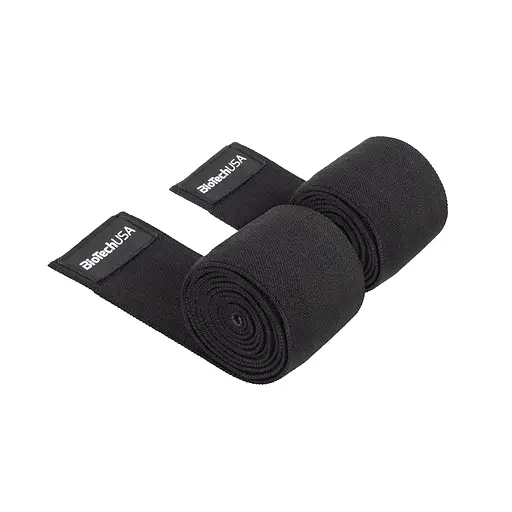 Бинты BiotechUSA Knee wraps unisex черный 2 м