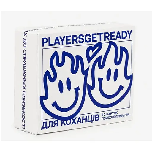 Настольная игра PLAYERSGETREADY Психологическая игра для любовников (60 карточек) (укр.) (Lovers#Ua) - фото 1