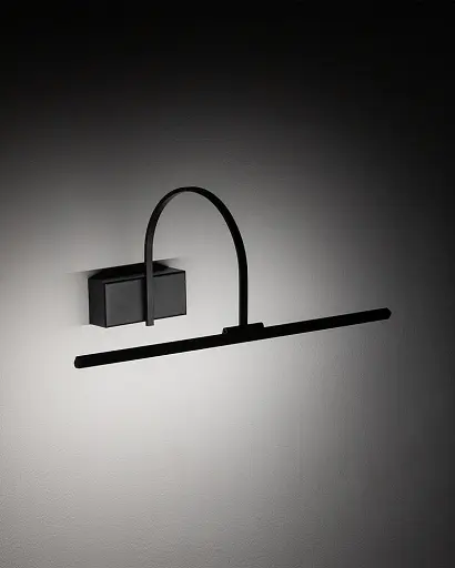 Настінний світильник Nowodvorski 11957 Artline LED S 1x4W 3000K 280Lm IP20 чорний - фото 2