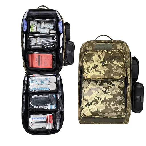 Аптечный набор (тактический рюкзак) санитарного инструктора (с турникетами ДНЕПР) - фото 1