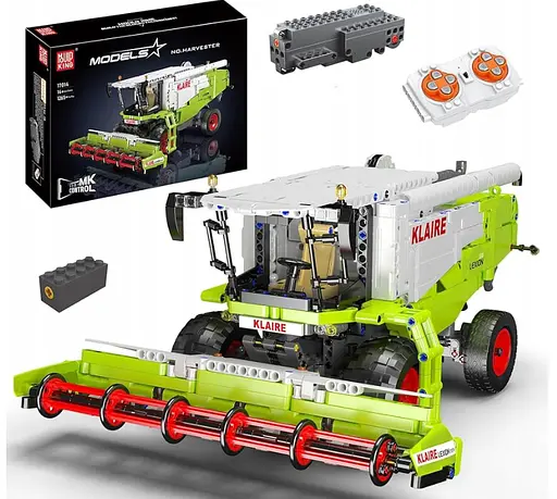 Конструктор комбайн  на радіокеруванні  MOULD KING Claas Lexion 760  сільськогосподарська техніка машини 1347деталей - фото 1