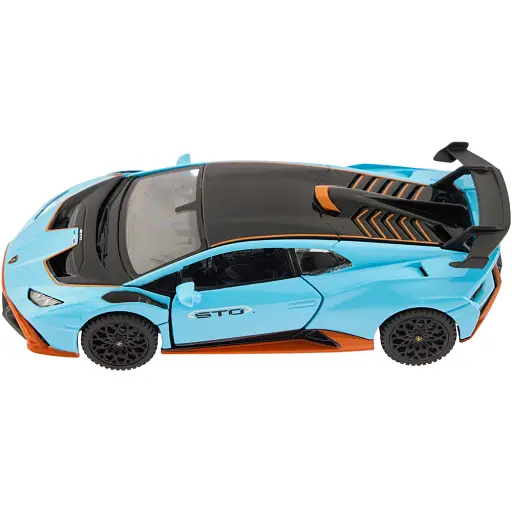 Машинка Rastar Lamborghini Huracan STO 1:32 Блакитний - фото 2
