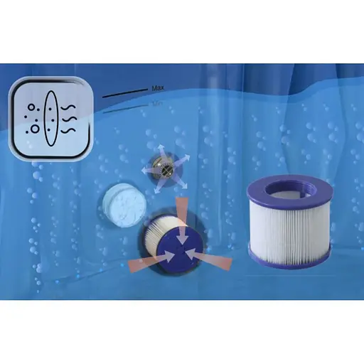 Джакузи-SPA надувное Thunder LATTE 6-местное - фото 6