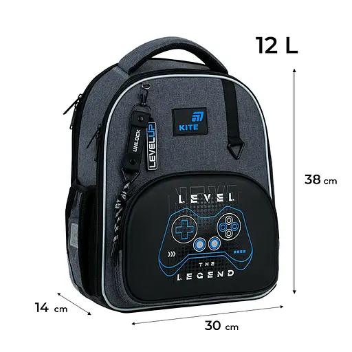 Рюкзак школьный каркасный Kite Education Level UP (K26-556M-3) - фото 20