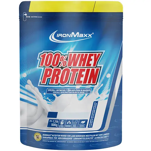 Протеїн 100% Whey Protein, 500 грам Чорничний чізкейк Ironmaxx fit0022401 - фото 1