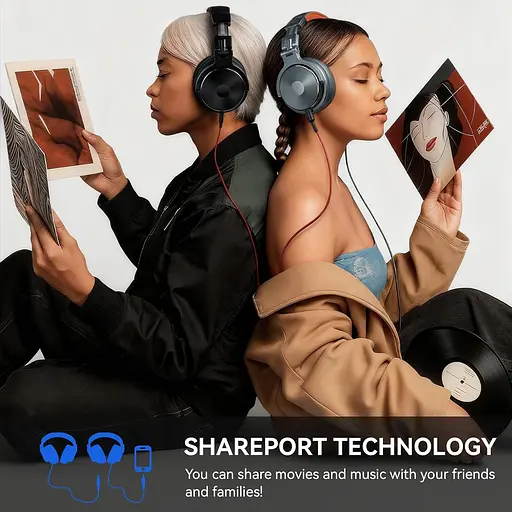 Гарнітура OneOdio Pro 50, 3,5мм/6,35мм, Black - фото 7