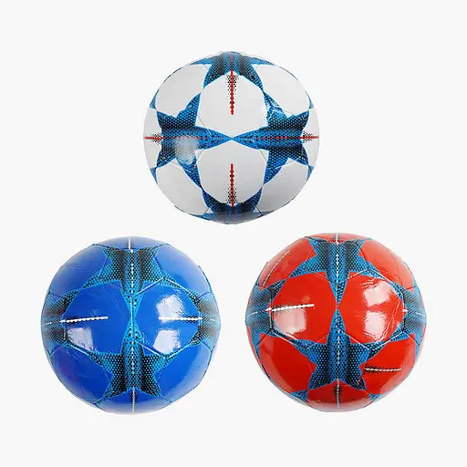 М’яч футбольний, 280 г, матеріал PVC, гумовий балон, розмір №5 (В асортименті) - фото 2