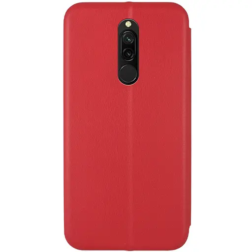 Кожаный чехол-книжка Classy для Xiaomi Redmi 8 Красный - фото 2