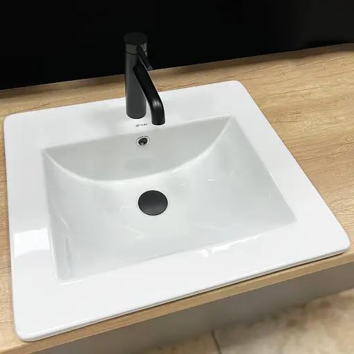 Умивальник VBI Ferrara 50 white врізний VBI-018012, Білий - фото 2