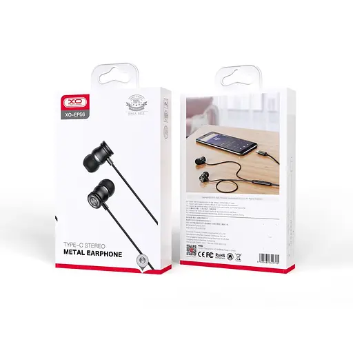 Наушники XO EP56 Черный - фото 2