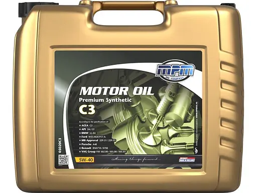 Моторна олива MPM Premium Synthetic C3 5W40 20л (05020C3)