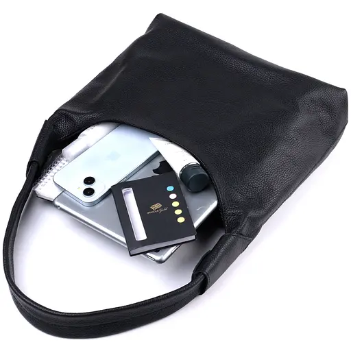 Женская сумка Shvigel на плечо из натуральной кожи флотар 29.5х21х9 см sum0027025 - фото 8