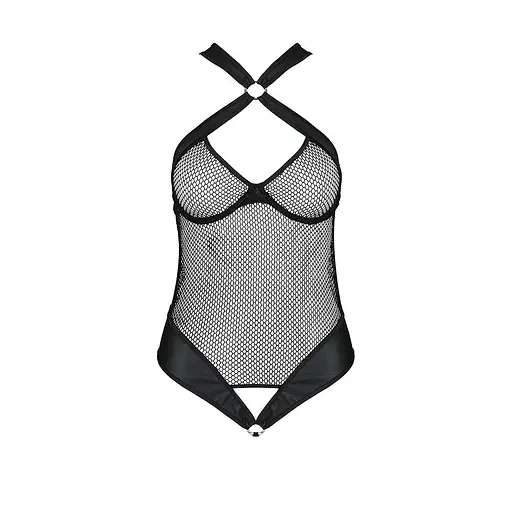 Сетчатый боди с халтером Amanda Body black - Passion L/XL - фото 3