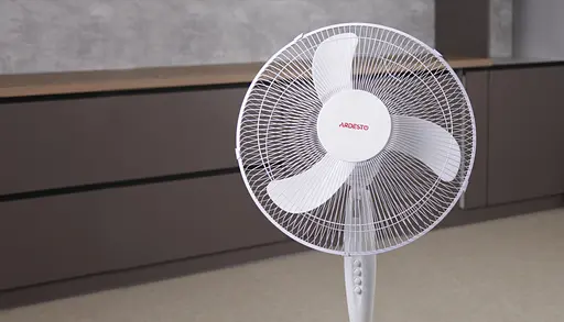 Ardesto Вентилятор підлоговий 40 см 45Вт опора кругла білий - фото 7