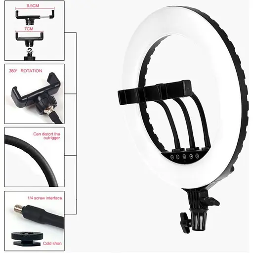 Кольцевая LED лампа DK NNHQ-14S 35см [122022] - фото 2