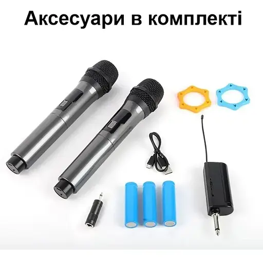 Микрофон Nectronix WM-2 UHF беспроводной профессиональный с приемником до 20 метров комплект 2 шт. - фото 4