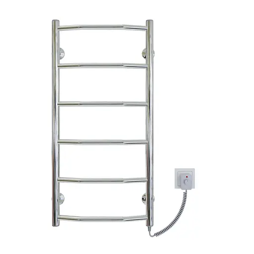 Електрична рушникосушарка Kosser Трапеція 800x400/6 ER рег. ДТ04ER, Хром, Праве - фото 2