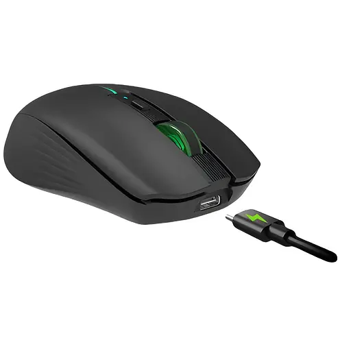 Беспроводная мышь MEETION BTM002 с RGB подсветкой 2.4G+Bluetooth черная - фото 7