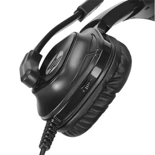 Гарнітура HP DHE-8002 Gaming 2х3.5 мм+USB LED Black - фото 3