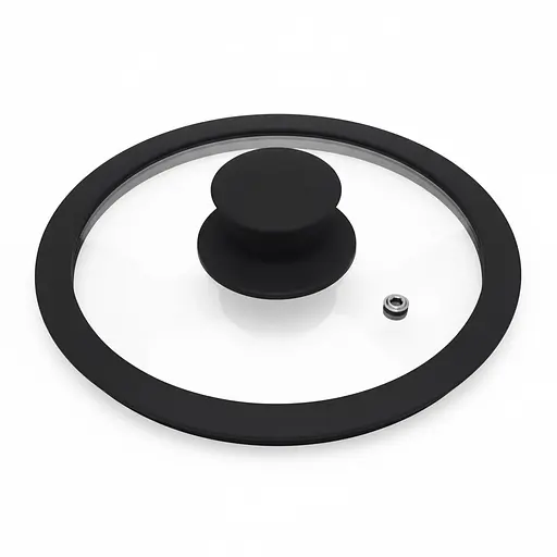 Кришка універсальна Gusto GT-8200-26 з силіконовим обідком з ручкою 26 см (136397)