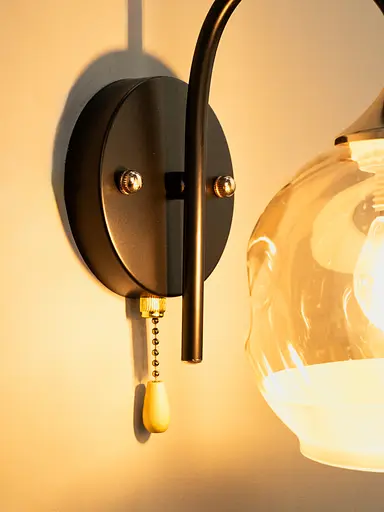 Бра Brille BR-01 558W/1 E27 BK - фото 3