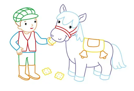 Розмальовка з підказкою. Найкращі друзі - фото 2