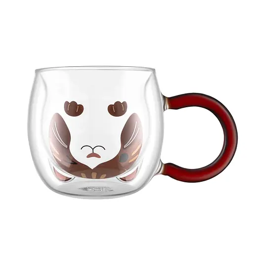 Набір чашок Ardesto Animals з подвійними стінками 280 мл 2 шт. боросилікатне скло (AR2628BC) - фото 2