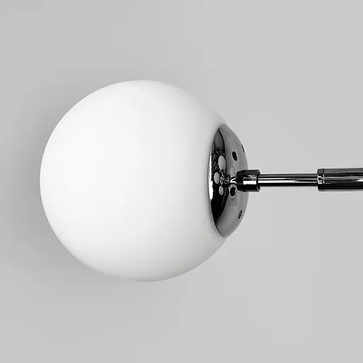 Люстра видовжена хромованому корпусі на 6 плафонів (тип А) | Line F | Арт. SGJ7/6A CH+WT - фото 6