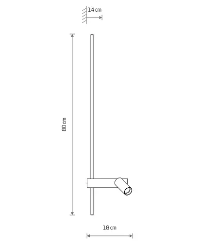 Бра, настенный светильник Nowodvorski 11578 Easy Left LED|GU10 MR11 11W|10W 3000K 450Lm IP20 белый - фото 7