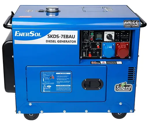 Генератор дизельний EnerSol 6/6.5 кВт SKDS-7EBAU - фото 1