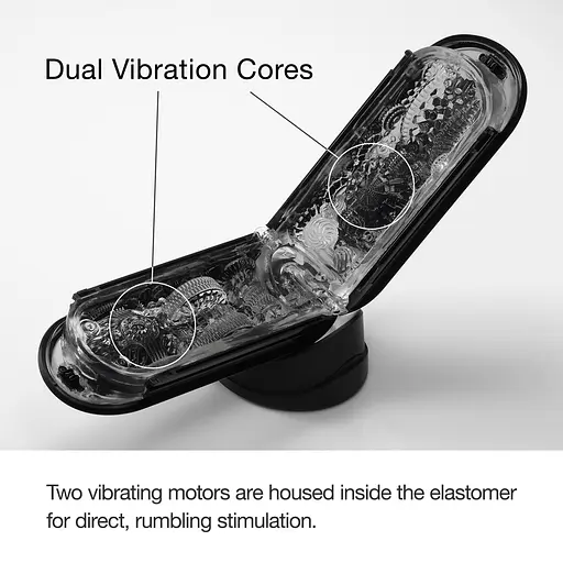 Мастурбатор Tenga Flip Zero Gravity Electronic Vibration 18 см черный - фото 5