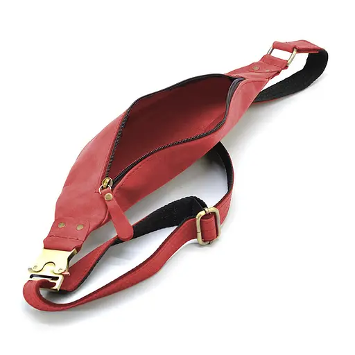 Жіноча шкіряна сумка-бананка Tarwa 31х11х2 см sum0026370 - фото 2