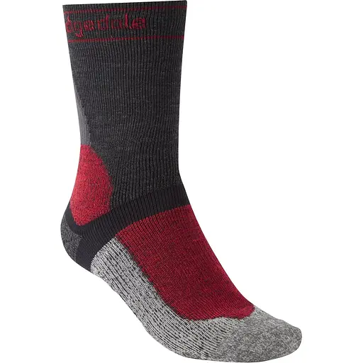 Шкарпетки Bridgedale Mountain Bike Winter Weight T2 Merino Sport Boot Graphite/Red L (1053-710353.223.L)