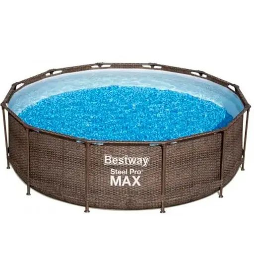 Каркасный бассейн Bestway 56709, размер 366 x 100 см с фильтрующим насосом и лестницей - фото 1