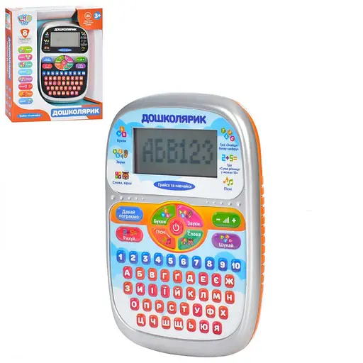 Планшет обучающий Limo Toy SK 0023 цифры, музыкальний Укр Черный