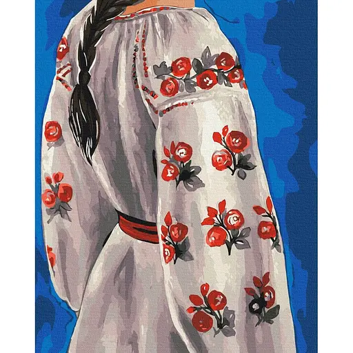 Картина по номерам Вышиванка Карина Зимина Brushme 40x50 см разноцветная 000277418