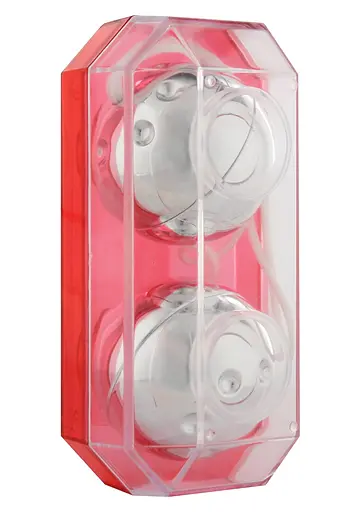 Вагінальні кульки Seven Creations Plastic Balls, 13 см, сріблястий - фото 5