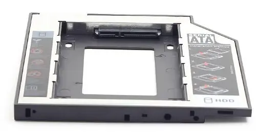 Внешний карман Gembird HDD 2,5" для ноутбука в отсек CD-ROM MF-95-02 (12.5 мм) (MF-95-02) - фото 3