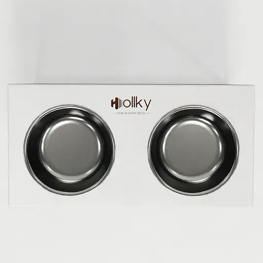 Hollky Base XL40 — миски на підставці для великих собак (2 × 1,8 л, висота 40 см) - фото 5