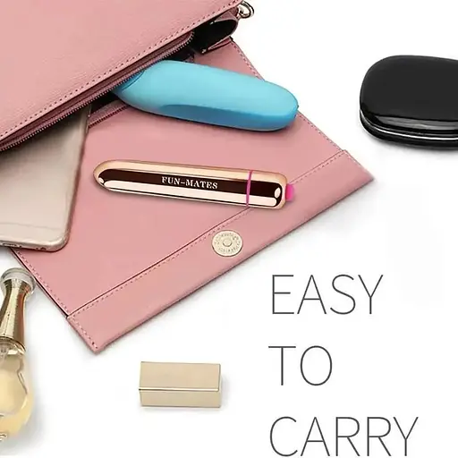 Міні-член у вигляді помади золотий, чорний - фото 4