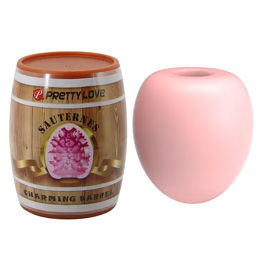 Мастурбатор яйце Pretty Love Bourbon Charming Barrel рожевий - фото 9