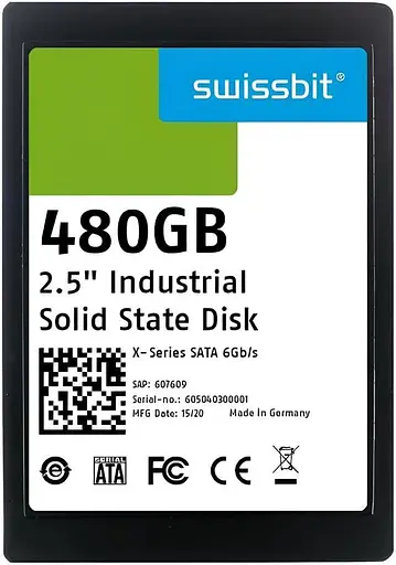 Накопитель SSD Sata 2.5" 480Gb Swissbit X-73 (SFSA480GS2AK2T0) Б/у - фото 1