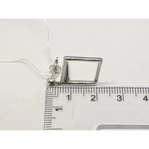 Срібні сережки-пуссети Імперія золота. СП477С - фото 5