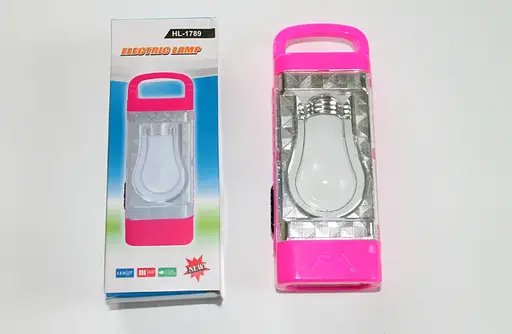 Светодиодный фонарик HL-1789 розовый компактный аккумуляторный ручной LED - фото 10